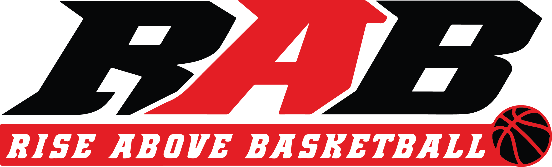 Rise Above Basketballl Logo (white background)